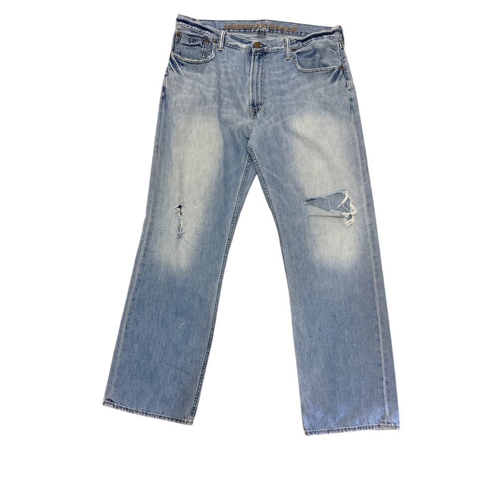 Vintage y2k American Eagle Distressed Jeans Size 36x34
